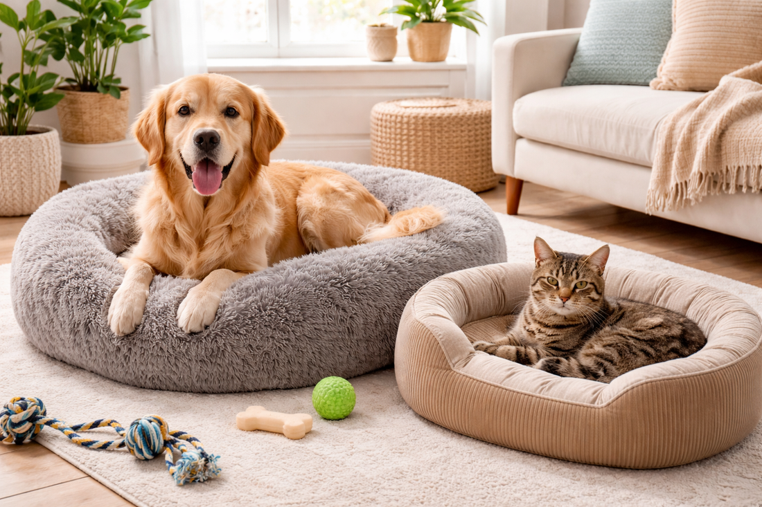 Cómo elegir la mejor cama para tu perro o gato según su edad y tamaño
