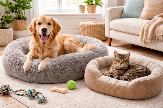 Cómo elegir la mejor cama para tu perro o gato según su edad y tamaño