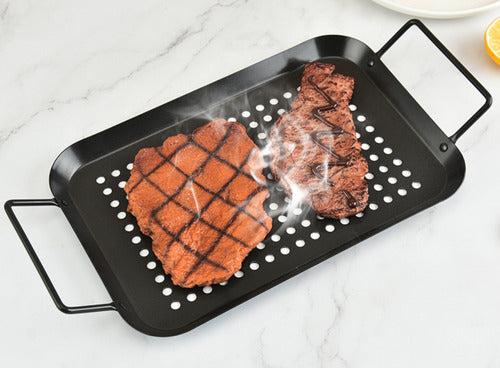 Plancha Grill Bandeja Asado Cocina Verduras Pescado Norplat