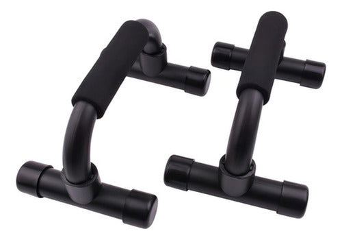 Set Deportivo 7 En 1 Rodillo Rueda Abdominal Cuerda Norplat Negro