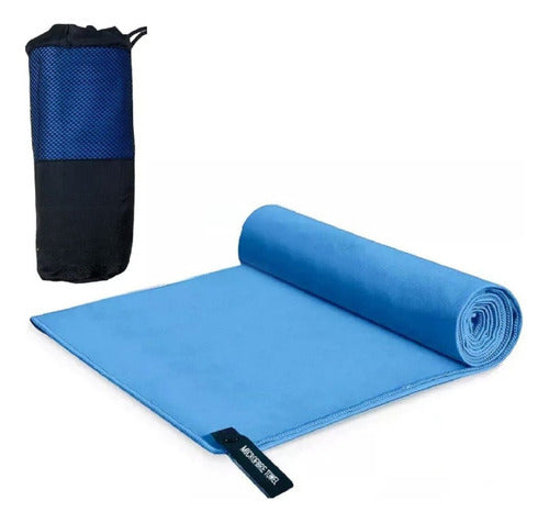 Toalla Microfibra Secado Rapido Toallon Microfibra Xl 175x75 Azul