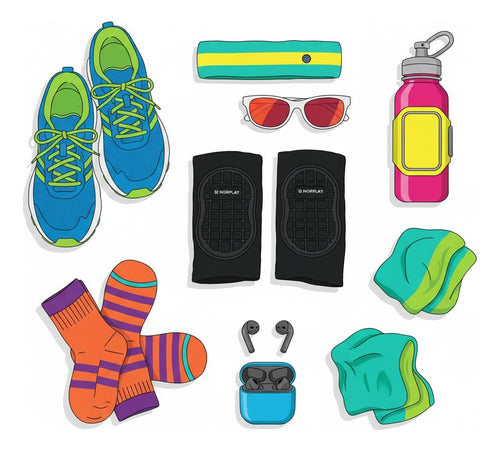 Rodilleras Deportivas Voleibol Volley Ball Acolchada Norplat Negro M