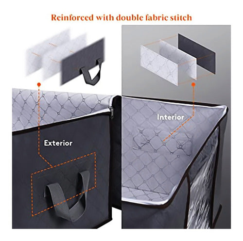 Organizador Bolsas De Almacenamiento De Ropa Set X3