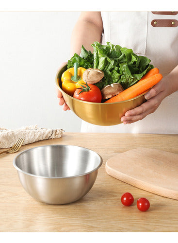 Bowl Acero Inoxidable 22cm Reposteria Cocina 2500ml Norplat