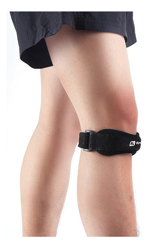 Pack 2 Menisqueras Neoprene Soporte Rotuliano Ajustable Negro M