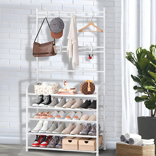 Organizador De Zapatos Colgador Perchero 5 Niveles - Norplat Blanco