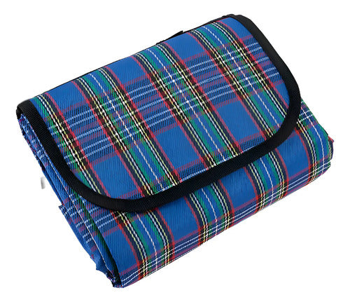 Manta Picnic Versatil Para Camping Playa Impermeable Norplat Azul