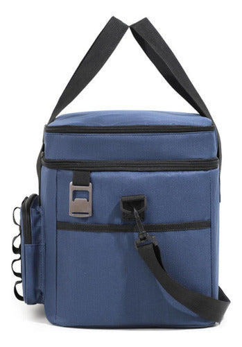 Bolso Cooler 24 Litros Termico Multi Compartimientos Norplat Azul