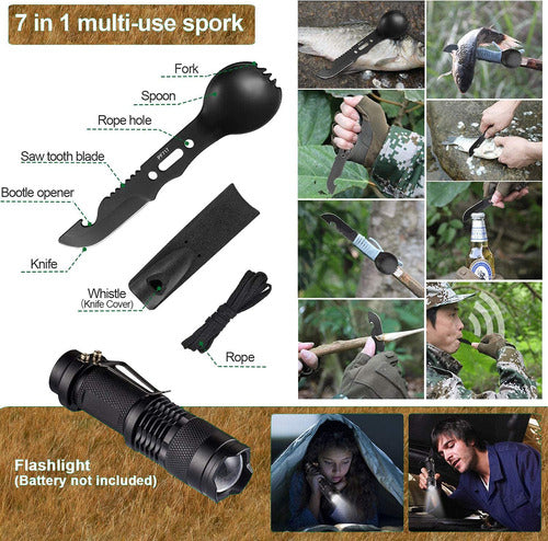 Kit Herramientas De Supervivencia Camping Pesca Trekking