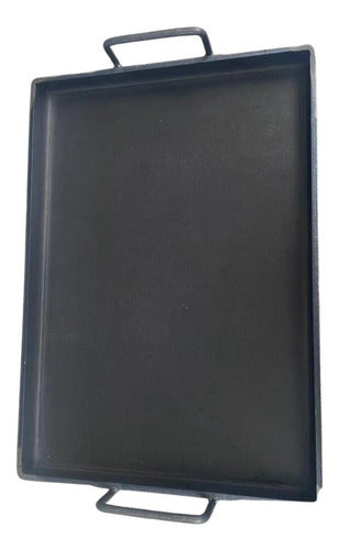 Plancha Churrasquera 38 X 24 Cm Espesor 4mm - Cukin Negra