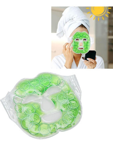 Compresa Facial Compresas Gel Frio Calor Migraña - Norplat 05 - Pepino