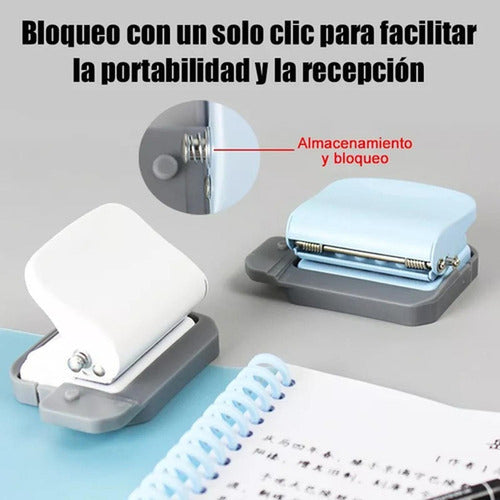 Anilladora Perforadora Espiralera 6 Agujero Metal - Norplat