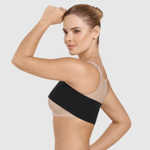 Estabilizador Implantes Mamarios Premium- Med Ajustable Y Negra