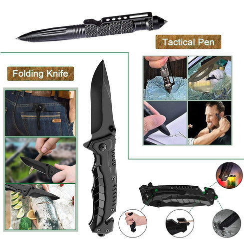Kit Herramientas De Supervivencia Camping Pesca Trekking