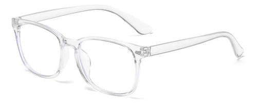 Lentes Anti Azul, Lentes De Descanso, Filtro Luz Azul Pc Med Transparente
