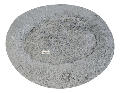 Cama Mascotas Perros Grandes Antiestres 90cm Talla Xxl - Wuf Gris