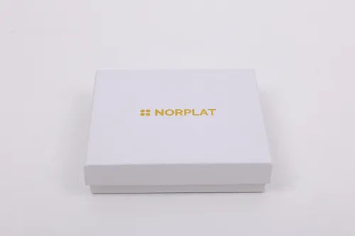 Billetera De Cuero Hombre Anti Rfid Anti Clonacion - Norplat Marrón Claro Liso