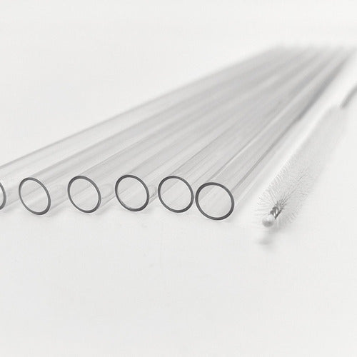 6 Bombillas Plastica Reutilizable Compatible Stanley Norplat