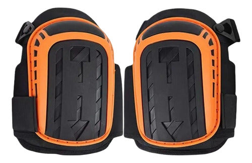 Rodillera Rotuliana De Trabajo Norplat - Tpe Plástico Naranja Claro M