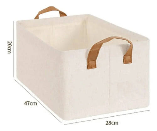 6 Cajas Organizadoras Tela Plegables Closet Ropa - Norplat Lisa