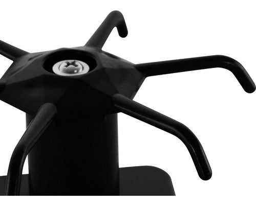 Ganchos De Cocina Giratorios De 360 Grados- Negro Transparente