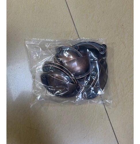 Set 12 Tiradores Para Muebles Cocina Cajón Manilla - Norplat Negro