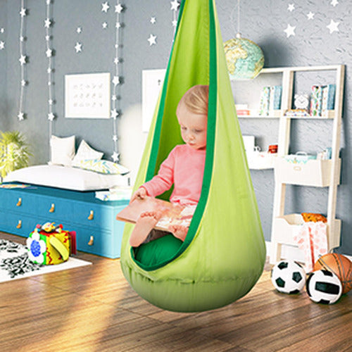 Columpio Sensorial Hamaca Colgante Niños + Cojín - Norplat Verde Lima