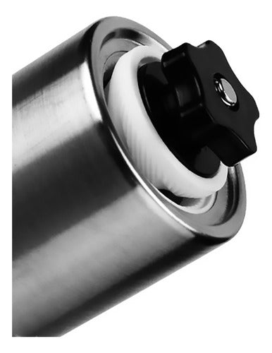 Molino Molinillo De Café Manual De Acero Inoxidable - Cukin Plateado