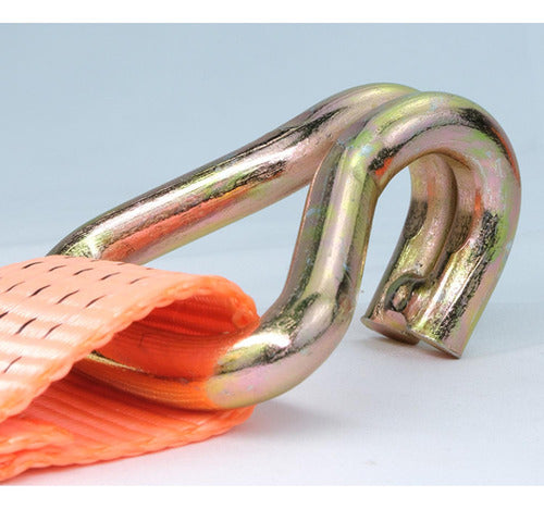 Eslingas Linga Amarre 50mm 6m Slinga 5000kg Rachet - Norplat Naranja