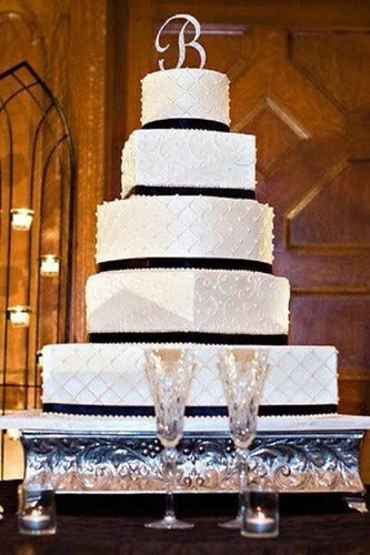 5 Molde Cuadrado Antiadherente Desmontable Tortas Repostería Negro