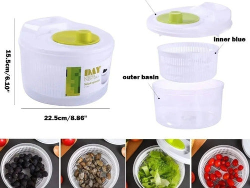 Secador De Verdura, Ideal Para Tus Ensaladas Frescas - Cukin