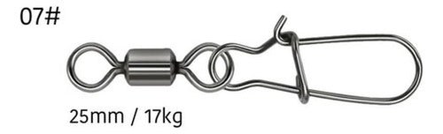 Destorcedor De Pesca 50 Unidades N 1/3/5/7/10 - Norplat 07