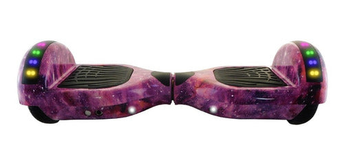 Patineta Smart Balance Speaker Bluetooth - Rebelde Eciclos Purple Space (purpura)