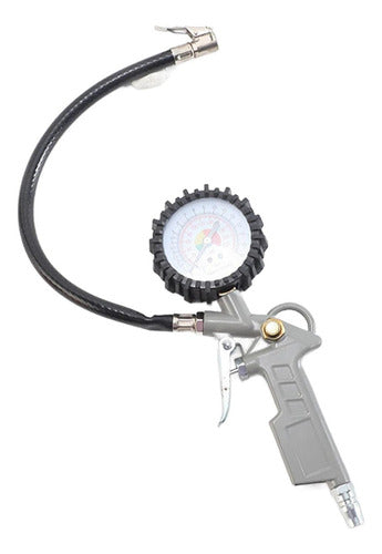 Kit Pistola Inflador Compresor 5 Piezas Neumáticas - Norplat