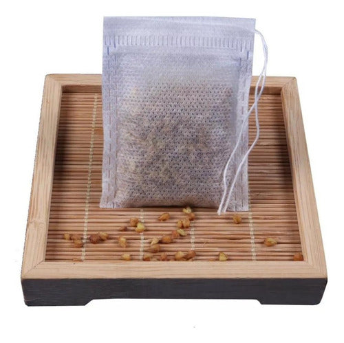 Bolsitas Bolsas Té 1000 Vacías - 5 X 7 Cm - Cukin Blanco