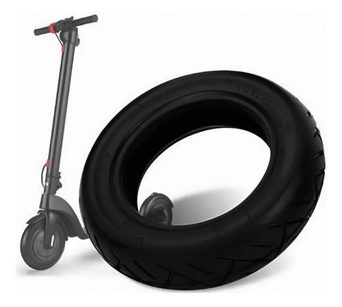 Neumático Para Scooter Eléctrico 10 X 2.50 Pulgadas Norplat  Negro