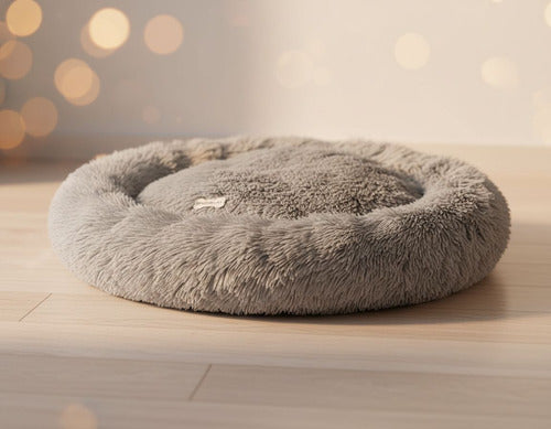 Cama Antiestres 110cm Norplat Perro Dona Colchon Grande Xxl Gris Claro Dona Antiestrés