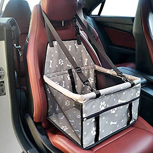 Norplat Asiento Auto Mascota Reforzado Plegable Seguridad Gris