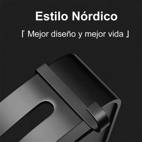 3 Organizador Para Ducha Esquinero Baño Repisa - Norplat Negro