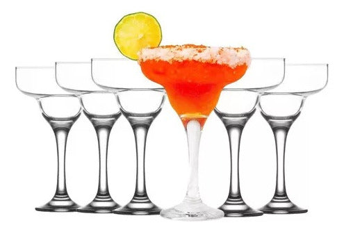 Copas Margarita Suspiro Coctel Copete 300cc X 6 Un - Cukin Transparente
