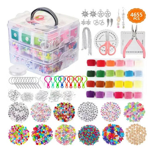  Kit Para Hacer Pulseras Y Alhajas Norplat Bricolaje Cuentas