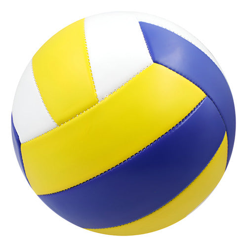 Balon Voleibol Pelota Volleyball Voley Tamaño 5 Entrenar Azul, Amarillo, Blanco