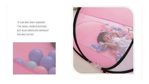 Carpa Casa Infantil Norplat - Castillo Para Niño Niña Niños Rosa