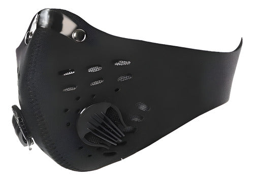 Mascarilla Anti Smog Y Polvo Negro Estándar