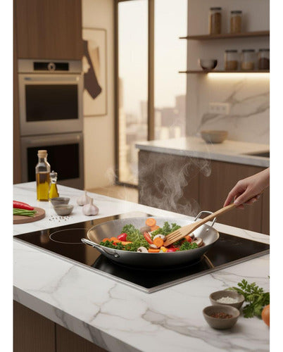 Disco De Acero Inoxidable Para Cocimiento Wok 43cm - Norplat