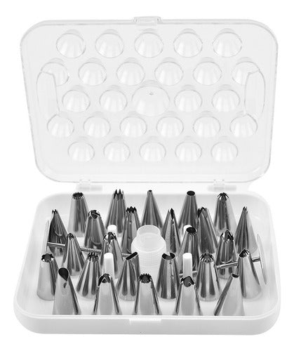 Set 26 Boquillas + Adaptador Manga Pastelera Repostería 26