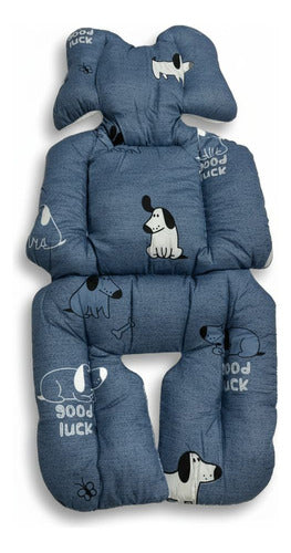 Cojín Cubre Coche Bebé Protector Asiento Colchón - Norplat Azul