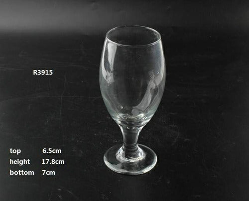 Set 6 Copas Cervezas Belgas Belguim 435ml - Cukin Transparente