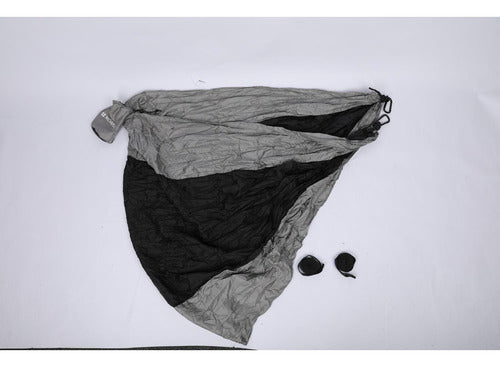 Hamaca Paraguaya Camping Norplat Mosqueton Correa Premium Negro