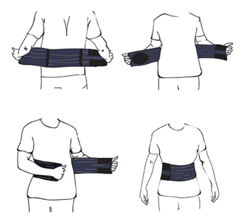 Cinturón Para Hernia Umbilical Unisex Premium - Norplat L/xl